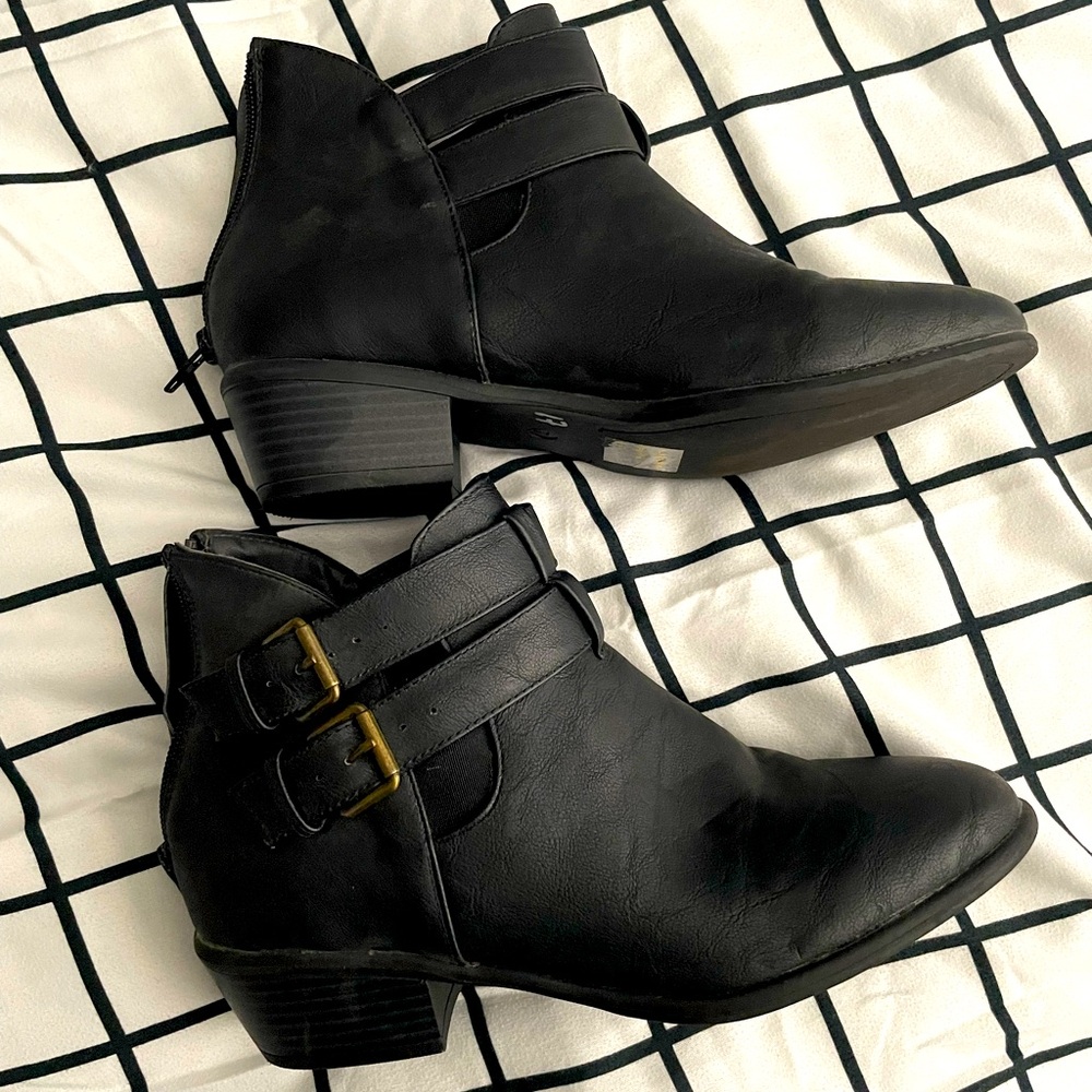 Wild Diva Brand Black Booties